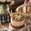 Black packaging digital birthday candles, card-style creative cake decoration items details Picture